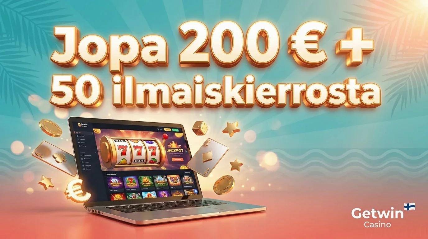 Jopa 200 €+ 50 ilmaiskierrosta